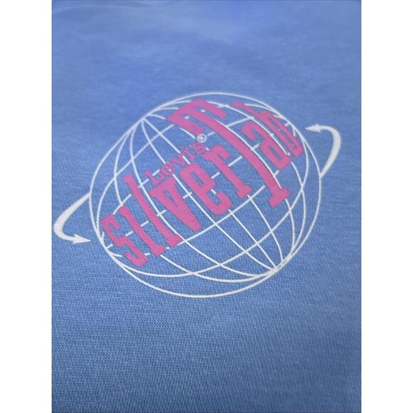 Levi’s Silver Tab Blue Sweatshirt Mens Size XXL Vintage - Picture 9 of 10